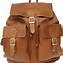 Image result for Leather Flap Backpack
