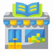 Image result for Bookstore Black Png Icon