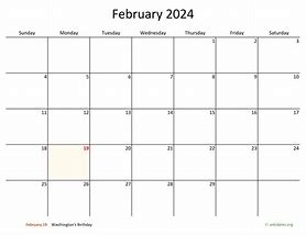 Image result for Feb 20924 Calendar