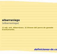 Image result for albarraniego