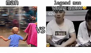 Image result for Men vs Legend Meme