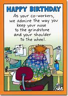 Image result for Funny Work Birthday Cards