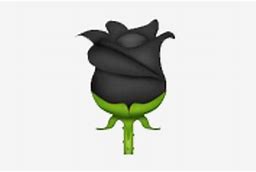 Image result for Black Rose Emoji