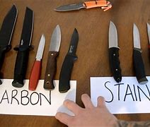 Image result for Carbon Steel vs Stainless Steel Knife