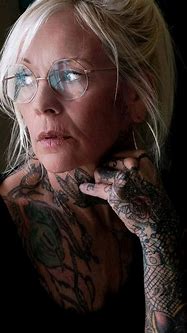 Image result for Funny Old Lady with Tattoos