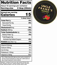 Image result for Salsa Nutrition Facts