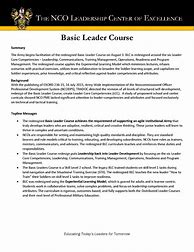 Image result for Sharp Essays Army BLC Template