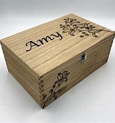 Image result for Wooden Flower Engraved Box