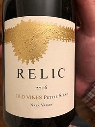 Image result for Relic Petite Sirah Old Vines