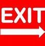 Image result for Australian No Emergency Exit Sign
