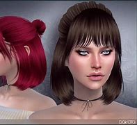 Image result for Anime Girl Hair Sims 4 CC