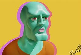 Image result for Handsome Squidward Meme