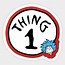 Image result for Thing 1 Cut Out