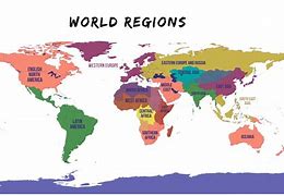 Image result for World Regions Map Labeled