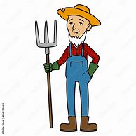 Image result for Google Cartoon of Old Farmer