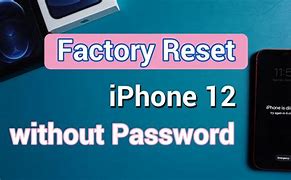 Image result for 12 Pro Factory Reset iPhone without Password