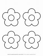 Image result for 5 Petal Flower Templates Printable