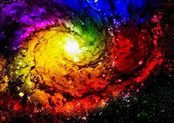 Image result for Rainbow Spiral Galaxy