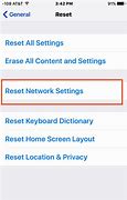 Image result for Reset Network Settings On iPad