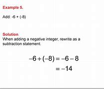Image result for Examples of Adding Integers