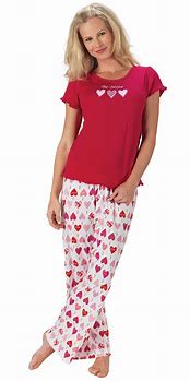 Image result for Valentine Pajamas Women