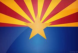 Image result for Arizona Flag in Shape of State