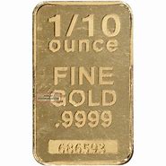 Image result for 1 10 Oz Gold Bars