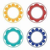 Image result for Round Sticker Template to Type In