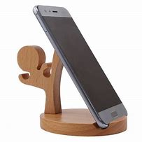 Image result for Wooden Stickman Phone Holders