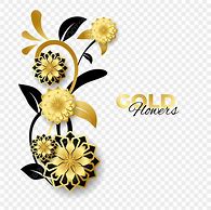 Image result for Black and Gold Flowers