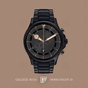 Image result for 24Mm Silcon Black Rose Gold Watch Band