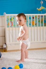 Image result for Baby Standing in Diapers