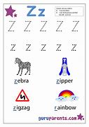 Image result for Alphabet Letters Z for Kids