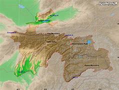Image result for Tajikistan Physical Map