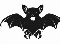 Image result for Spooky Bat Drawing