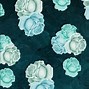 Image result for Teal Background Floral Wallpaper