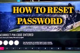 Image result for TV Password Reset