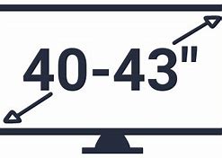 Image result for How Big Is a 43 Inch TV Compared to a Person