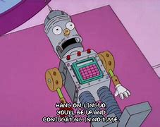 Image result for Frink Robot GIF Simpsons