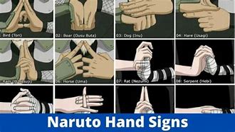 Image result for Summoning Jutsu Hand Signs Japanese