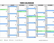 Image result for 1999 Calendar