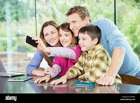 Image result for Family with Cell Phone