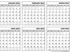 Image result for Free 6 Month Calendar
