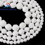 Image result for 10Mm White Beads