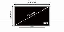 Image result for 49 Inch TV Dimensions in Cm