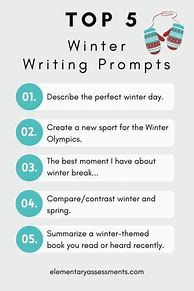 Image result for Winter Writing Prompts