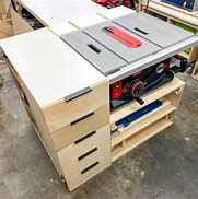 Image result for Table Saw Stand with Wheels