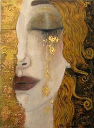 Image result for Crying Oil Painting