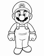 Image result for Black and White Mario Coloring Pages