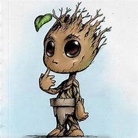 Image result for Chibi Art Baby Groot